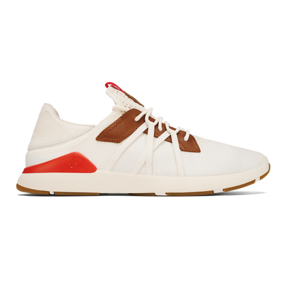 Bright White / Red Lava