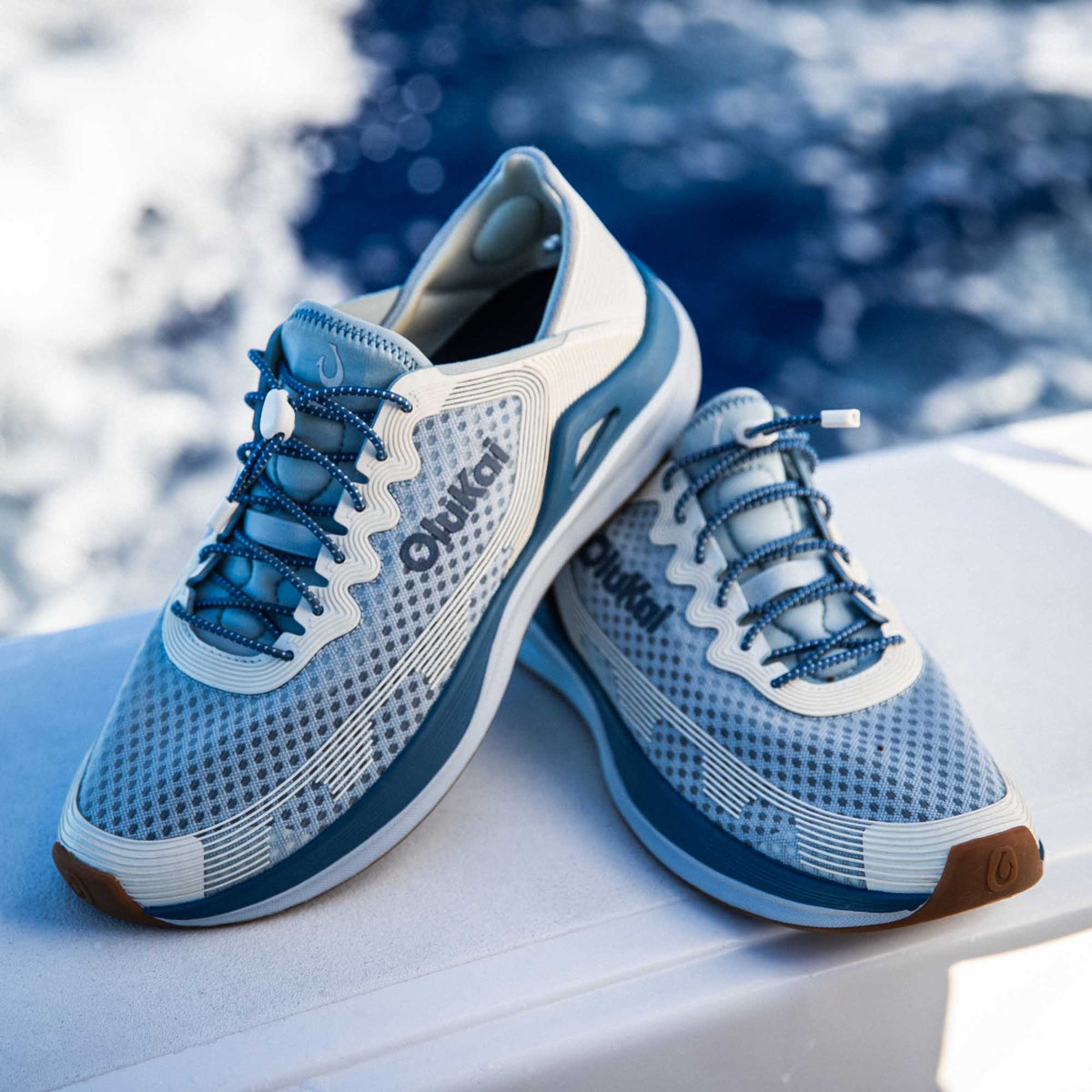 Blue Pearl / White Sand